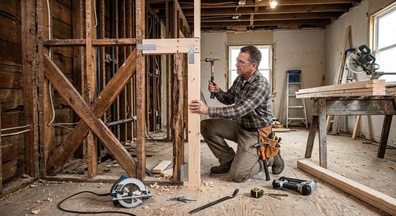 Damaged Framing Replacement in Kansas City, KS