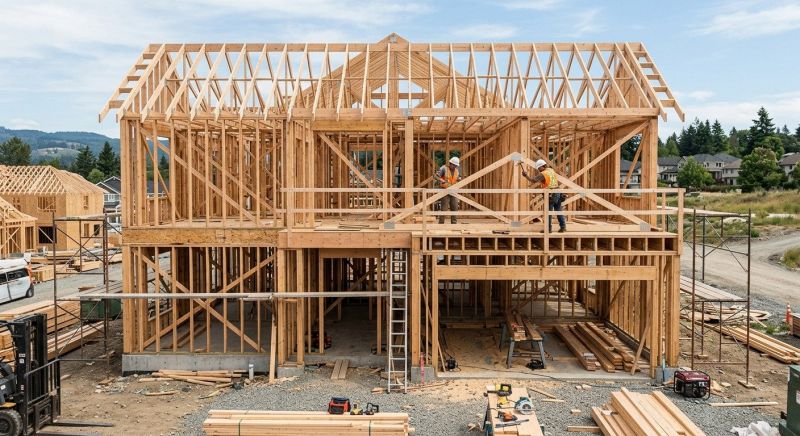 Building Framing in Conroe, TX