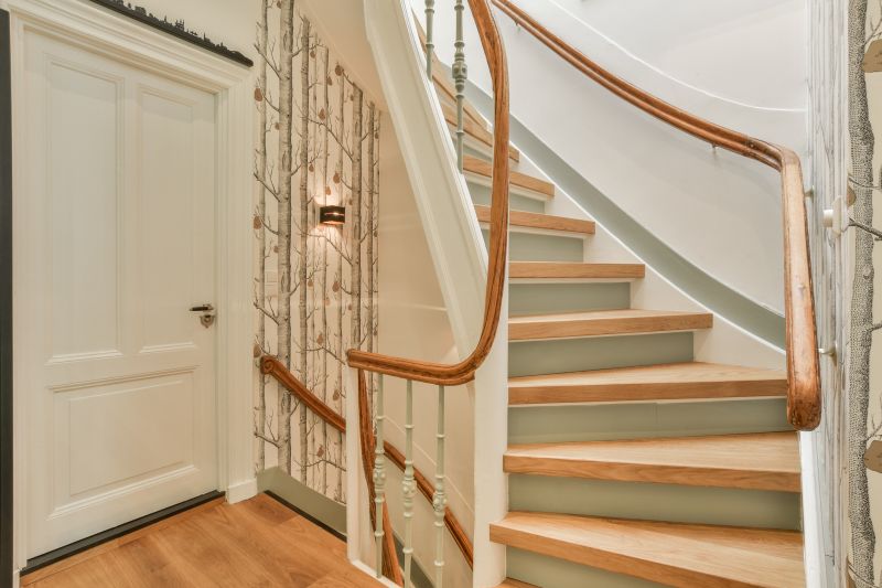 Curved Staircase Installation in Wilmington, NC