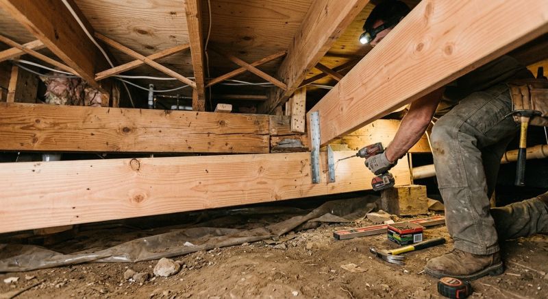 Floor Beam Repair in Kansas City, KS