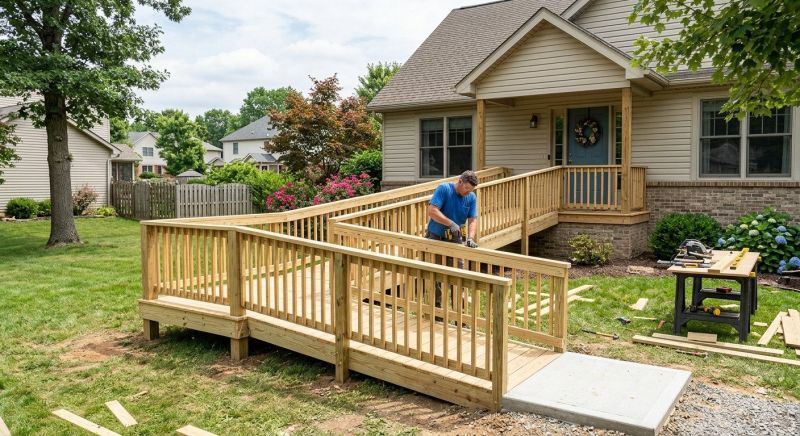 Handicap Ramp Installation in Wilmington, NC