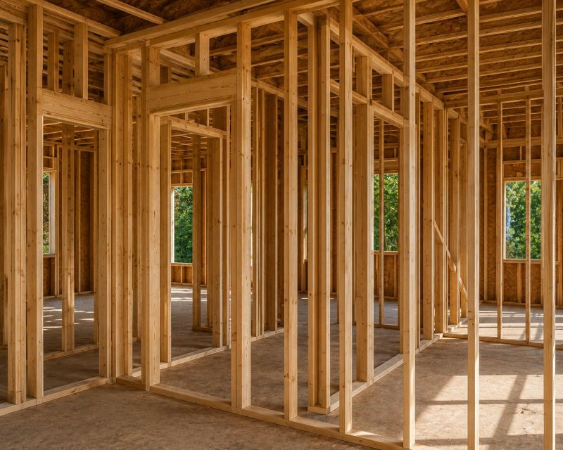Home Addition Framing in Conroe, TX