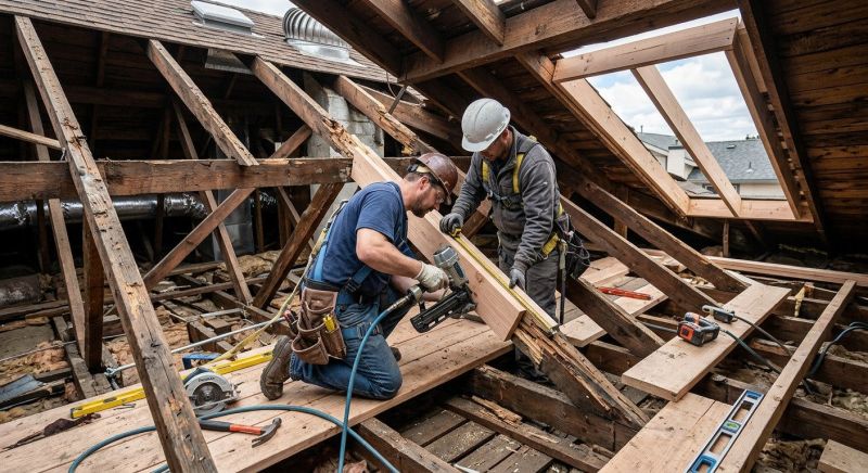 Roof Joist Repair in Kansas City, KS