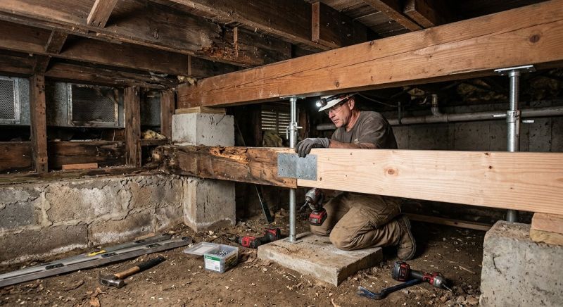 Support Column Repair in Kansas City, KS
