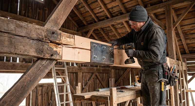Wood Beam Repair in Kansas City, KS